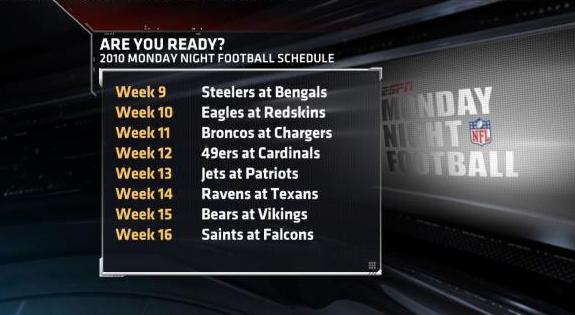 NFL Schedule Released - SportsCenter.com- ESPN