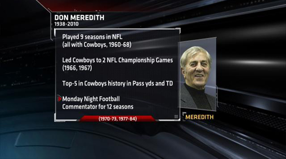 Legendary Cowboys Qb Don Meredith Dies At 72 Espn Espn 7058