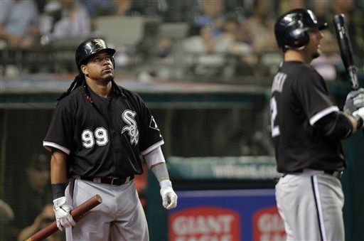 Manny Ramirez of the Boston Red Sox stands ready at bat against