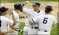 Dave Justice and Joe Torre and Paul O'Neill