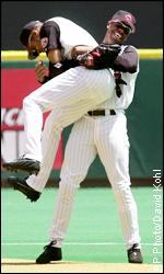 Barry Larkin and Ken Griffey Jr.