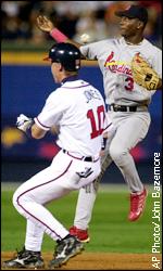 Chipper Jones and Edgar Renteria