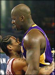 Allen Iverson, Shaquille O'Neal