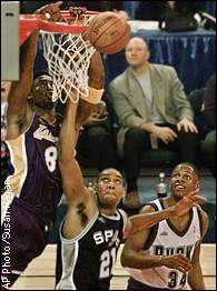 Tim Duncan, Ray Allen, Kobe Bryant