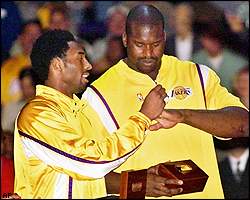 Kobe Bryant, Shaquille O'Neal