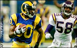 Isaac Bruce and Ed McDaniel