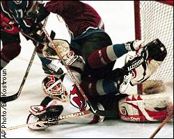 Milan Hejduk, Martin Brodeur