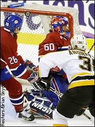 Dave Andreychuk, Jose Theodore, Karl Dykhuis