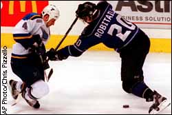 Marc Bergevin and Luc Robitaille